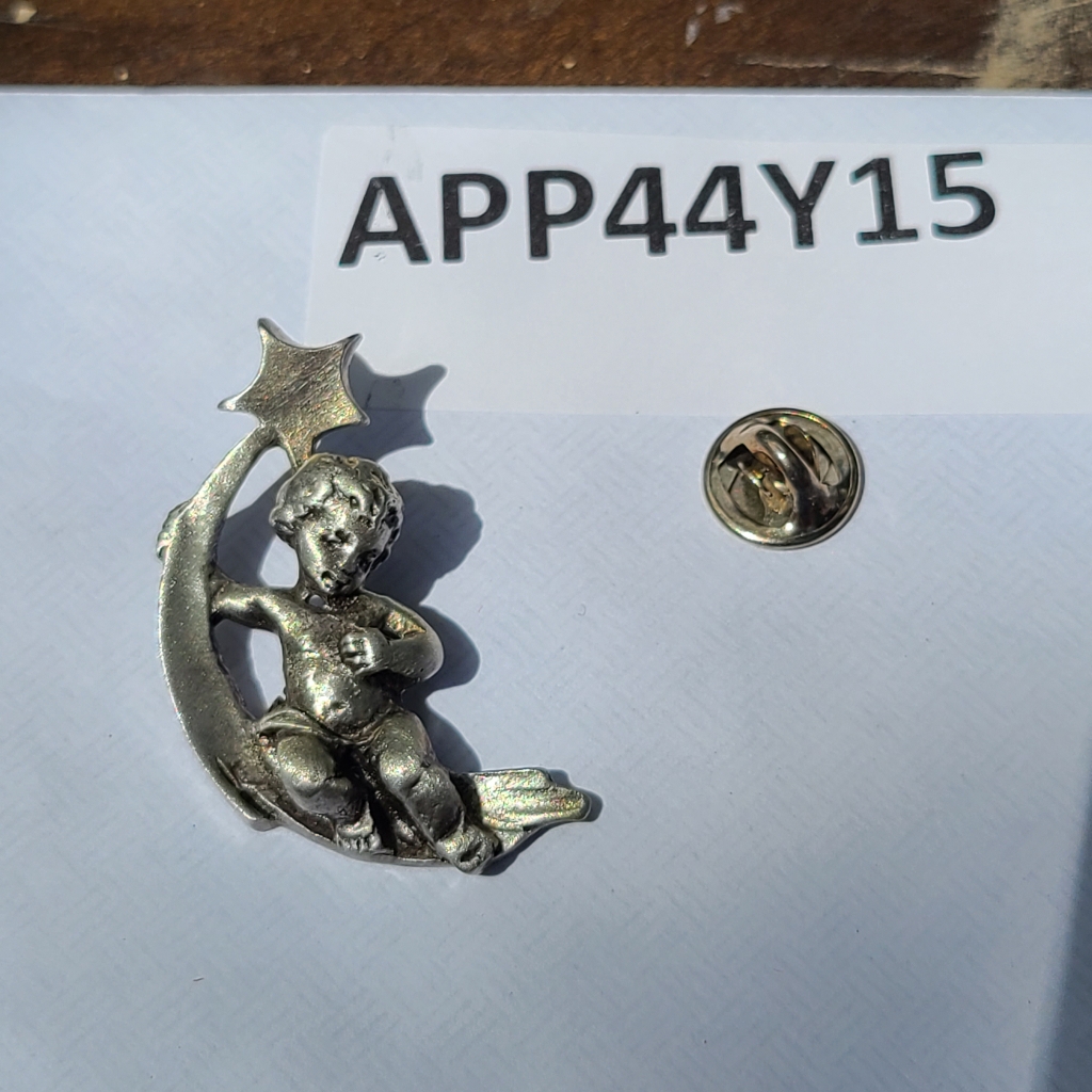 Silver Angel Pin